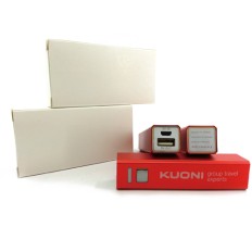 金屬殼USB流動充電器套裝  (移动电源)2600 mAh-Kuoni